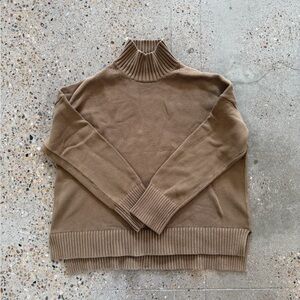 Everlane Camel 100% Cotton Sweater